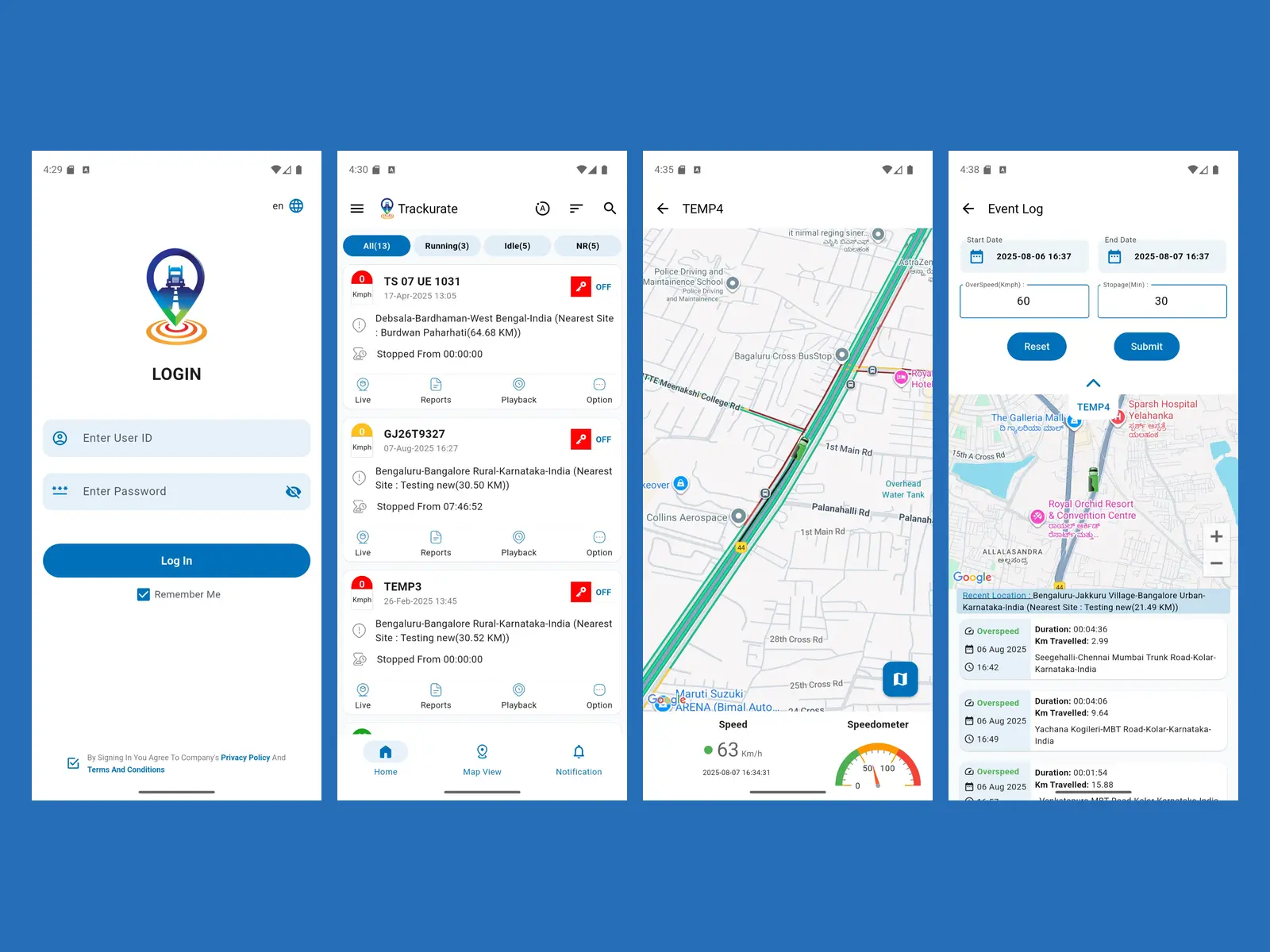 Trackurate - Cross Platform
